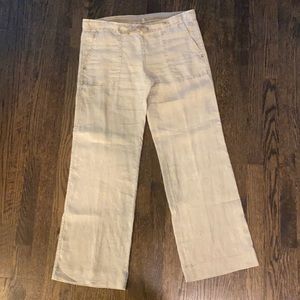 Michael Star Wide Leg Linen pant. Size small